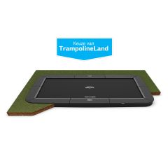 BERG Ultim Champion flatground trampoline rechthoek 330x220cm Grijs