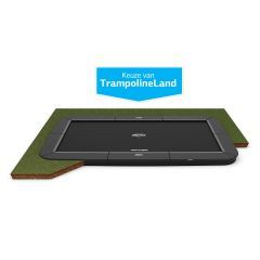 Berg Ultim Champion Flatground trampoline 410x250cm Grijs