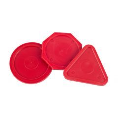 Heemskerk Airhockey Pucks Multishape per 3 verpakt