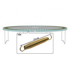 Berg Trampoline veer 19 cm, per 20 stuks Gold spring solo