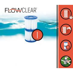 FILTER 2X voor Bestway FAST zwembad