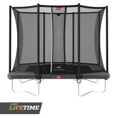 BERG Ultim Favorit trampoline rechthoek 280x190cm Comfort Grijs