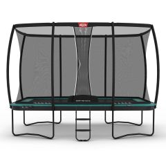 BERG Ultim Champion trampoline rechthoek 410x250 cm Deluxe XL Groen