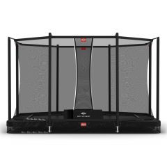 BERG Ultim Favorit Inground trampoline rechthoek 330 x 220 cm comfort Zwart