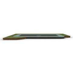 BERG Ultim Champion ECO flatground trampoline rechthoek 410x250cm