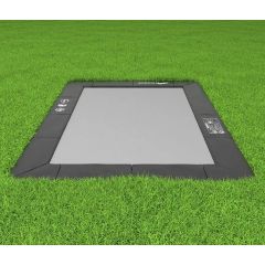 Akrobat Trampoline Primus Flat to the ground 330x250 Premium Zwart 