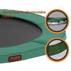 Avyna Pro-Line Basic trampoline rand 380 cm Groen