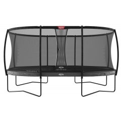 Berg Grand Champion Trampoline met veiligheidsnet 520 x 345 cm Grijs