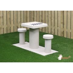 HeBlad Damtafel Beton 2-persoons Naturel