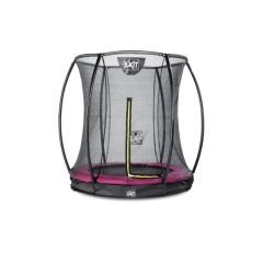 EXIT Silhouette inground trampoline 183cm met net Roze