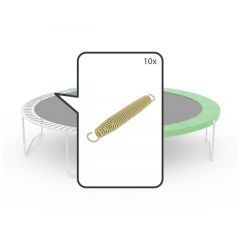 Berg Trampoline veer 19 cm, per 48 stuks Gold spring solo