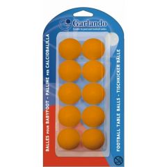 Garlando Blisterpack Tafelvoetbal bal Oranje 10 stuks
