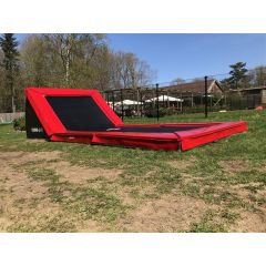 12SPRINGS CURVE-XL Trampoline One side flat