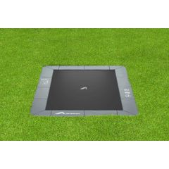 Akrobat Orbit Flat to the ground Trampoline 305x183cm Antraciet
