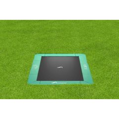 Akrobat Orbit flat to the ground trampoline rechthoek 305x183cm Groen