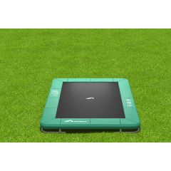 Akrobat Orbit inground Trampoline rechthoek 305x183cm Groen