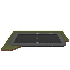 BERG Ultim Champion flatground trampoline rechthoek 500x300cm gRIJS