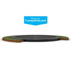 BERG Elite flatground trampoline 430cm Grijs