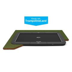 BERG Ultim Champion flatground trampoline rechthoek 330x220cm Grijs