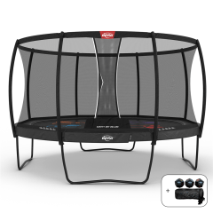 BERG Elite trampoline Levels 430cm Deluxe Grijs