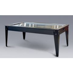 Airhockeytafel Bilijardai Dino 7ft Zwart RVS
