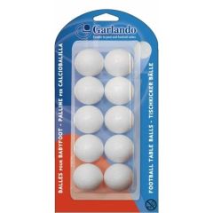 Garlando Blisterpack Tafelvoetbal bal Wit 10 stuks